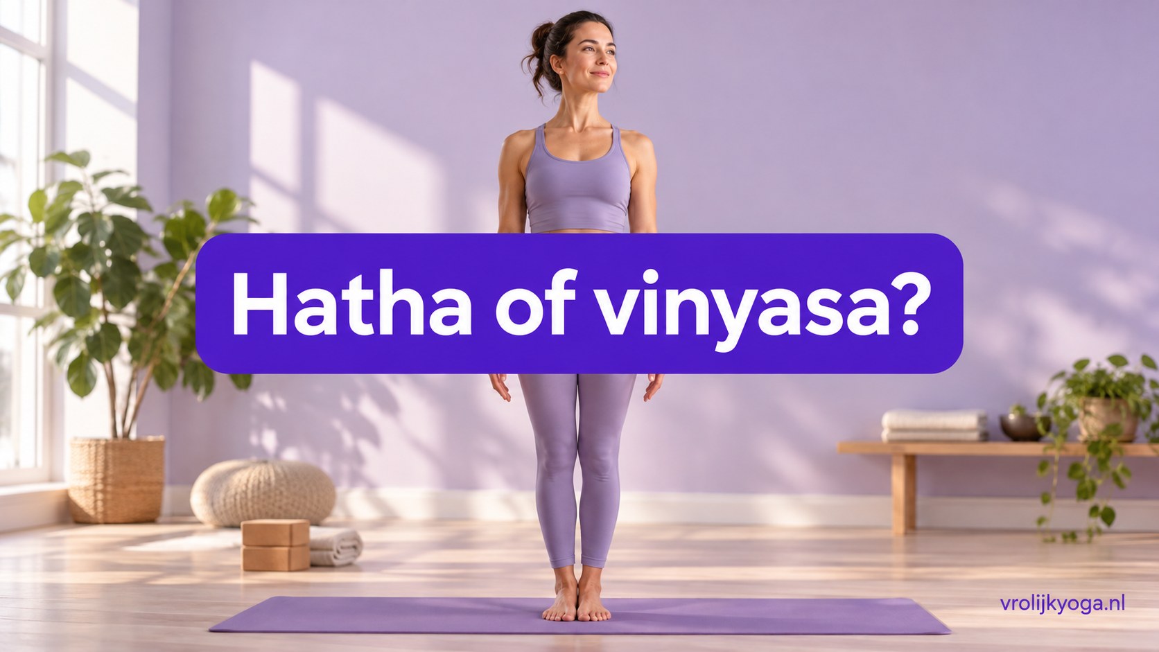 Hatha of vinyasa? — illustratief headerbeeld
